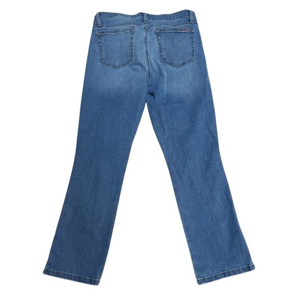 GUC Joe's Jeans Women’s Size 30 Distressed Bootcut Ankle Blue Jeans - Picture 2 of 6